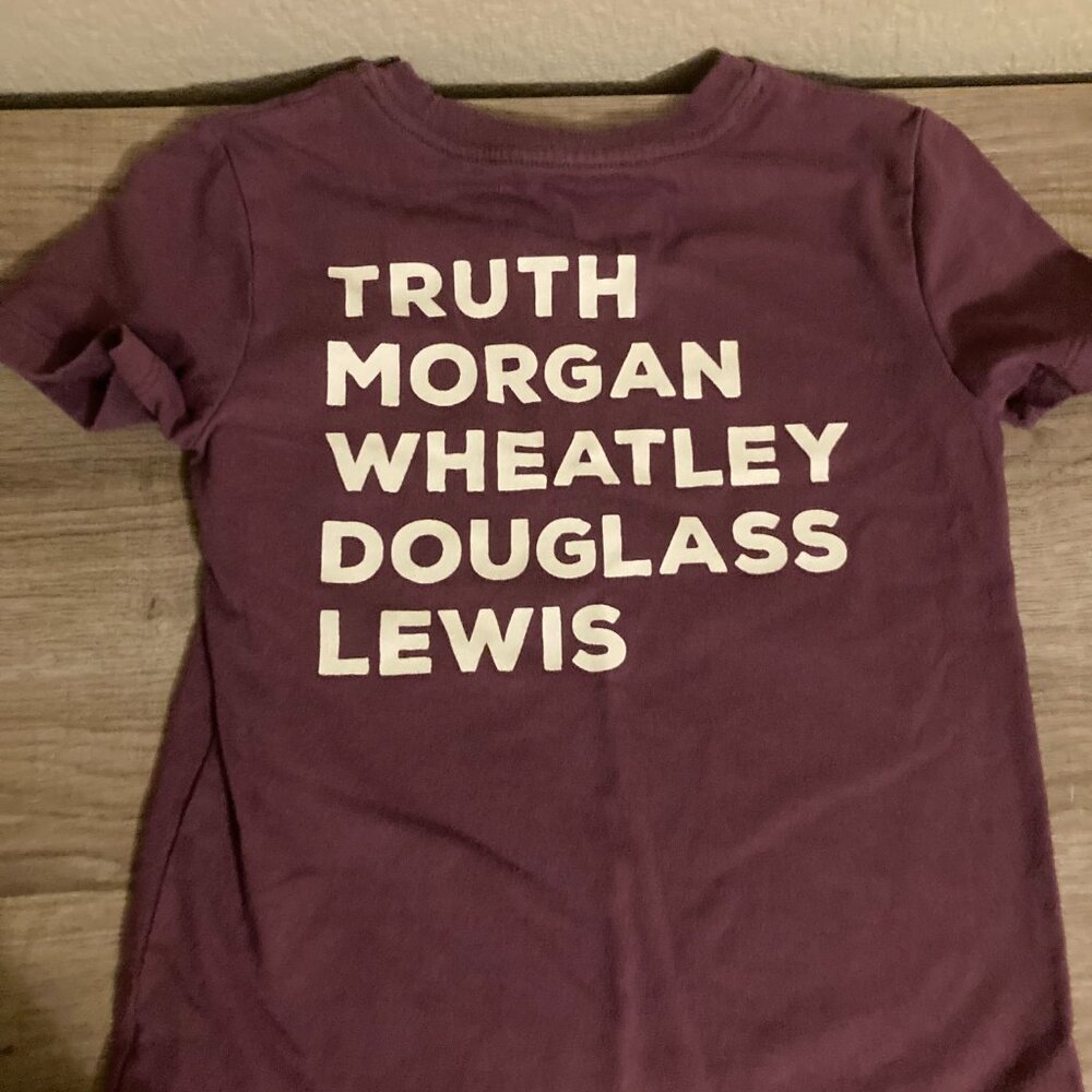Target Black History Month T Shirt 5T Purple Sojourner Garrett Phyllis Frederick - Picture 2 of 3